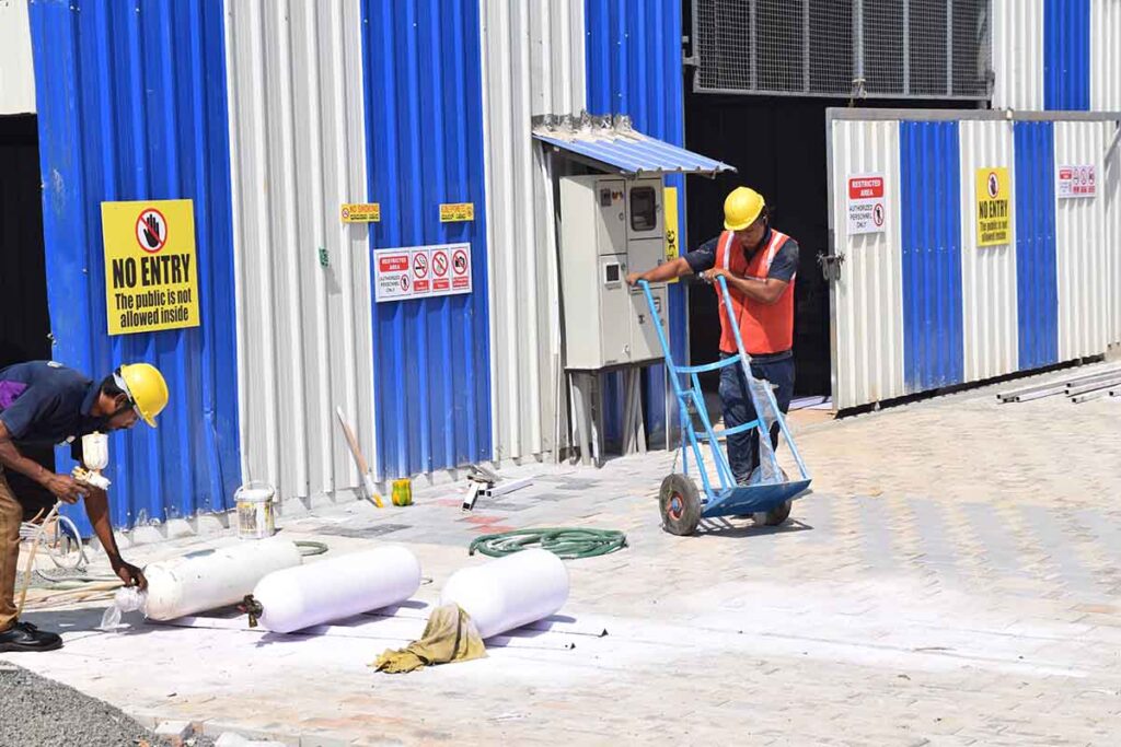 drying and repainting at jilu auto gas